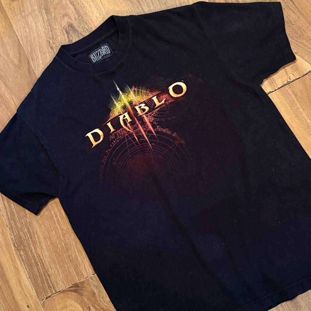 Diablo III Black Graphic Tee by Blizzard - Picture 3 of 4